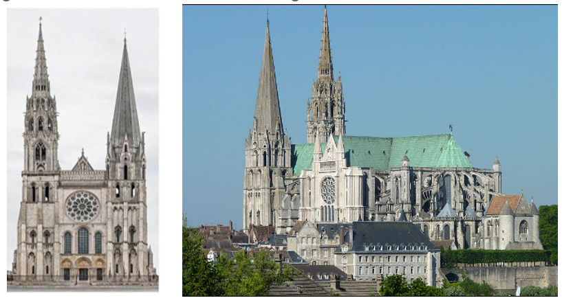 <p><span> in Paris, France also exhibits the golden ratio.</span></p>