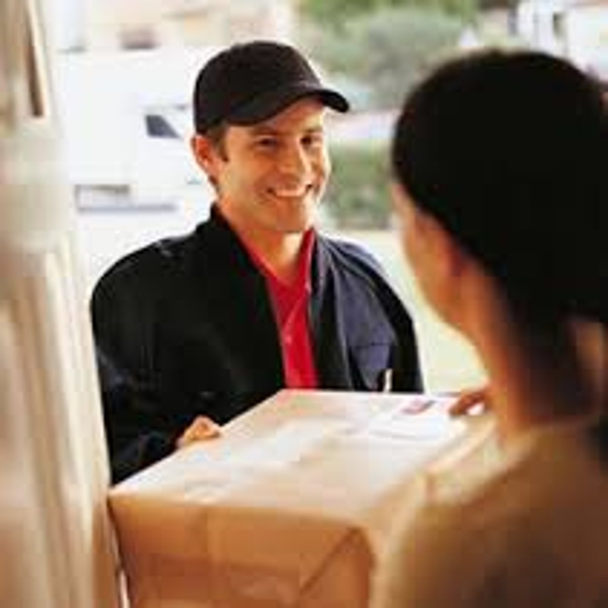 <p>a delivery service that allows you to have goods delivered the day after you ordered</p><p>ex: We guarantee ... for all purchases.</p>