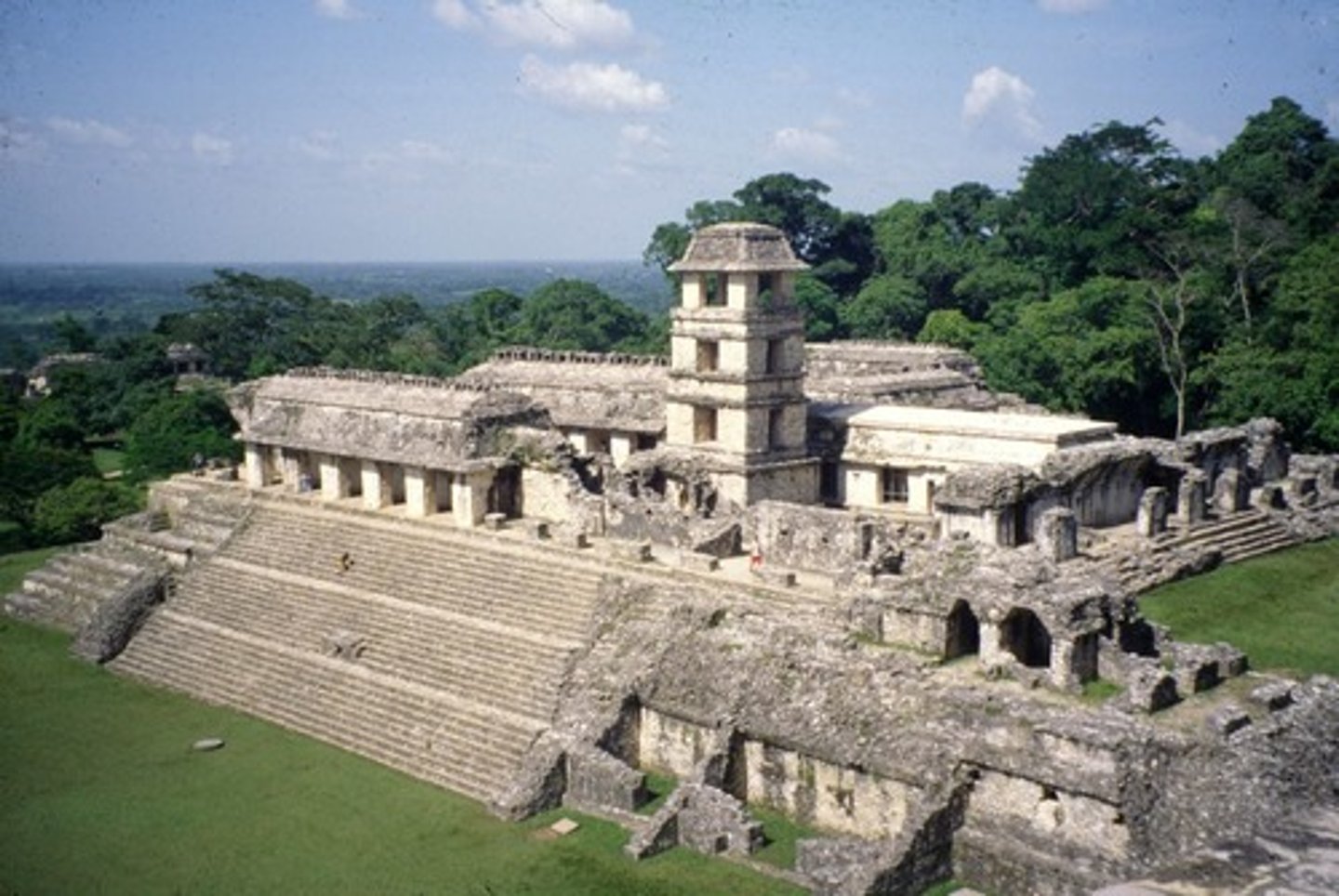 <p>Royal Palace of Palenque, Mexico, 7th - 8th Cen CE, Mayan</p>