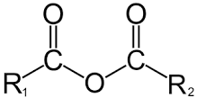 replace acid with anhydride