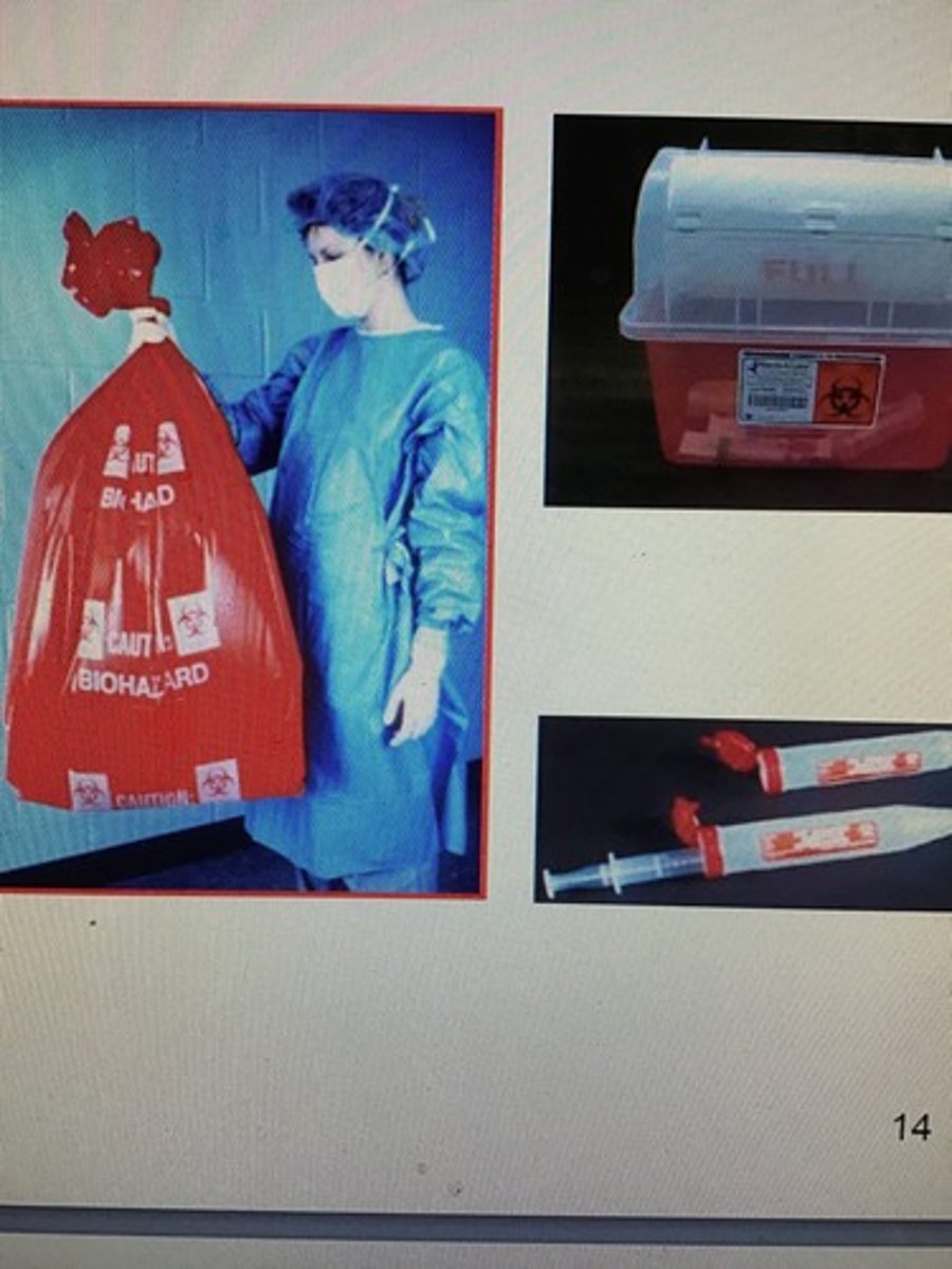 <p>Waste that is capable of transmitting an infectious disease</p>