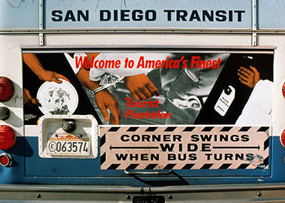 <p>“Welcome to America’s Finest Tourist Plantation” David Avalos/Louis Hock/Liz Sisco, 1998</p>