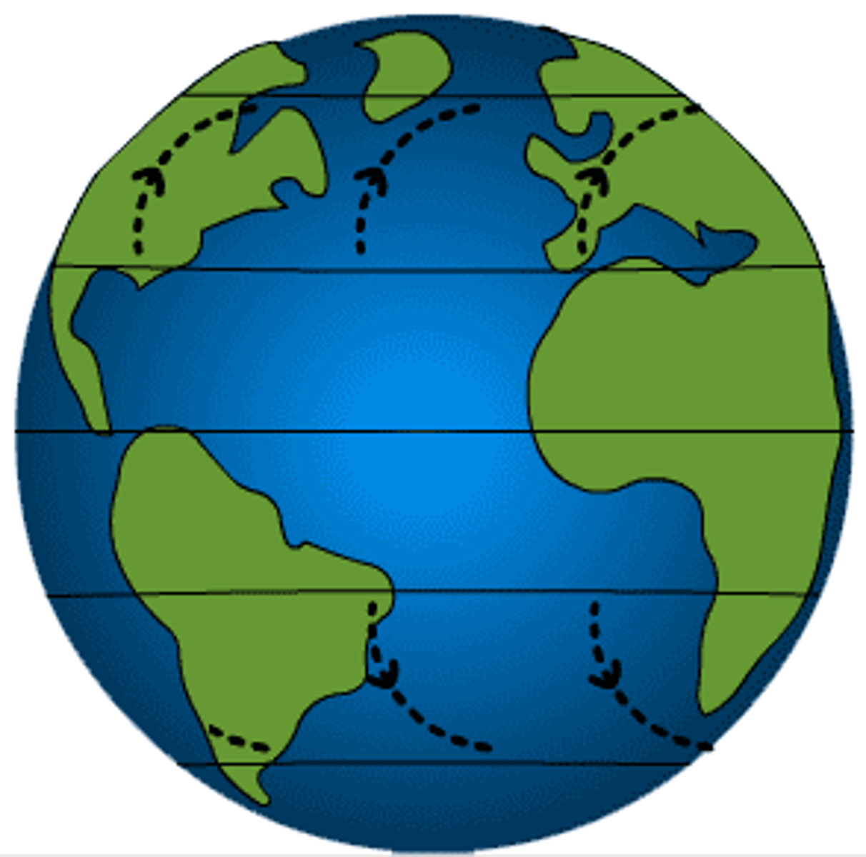 <p>winds that blow west to east between 30 and 60 degrees in the northern and southern hemispheres</p>