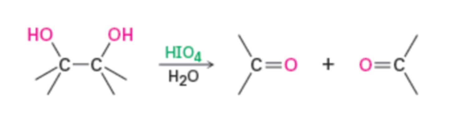 <p>Cleavage of 1,2-diols</p>