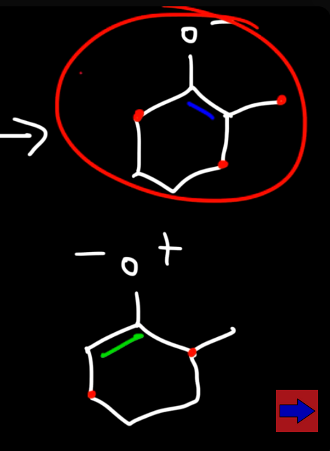 <p>The one with more R groups which is used as the major product when reacting with methyl bromine</p>