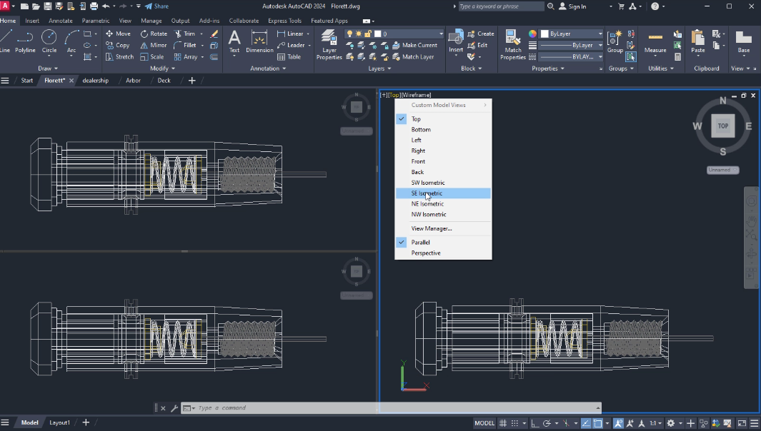 An Example using a preset view