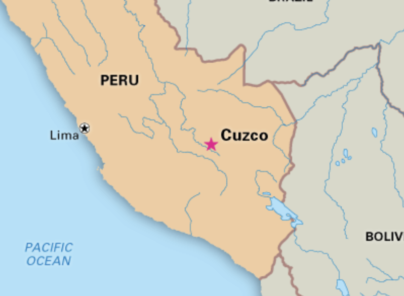 <p>The capital of he Inca government ruled by Pachacuti. Located in the Andes mountains.</p>