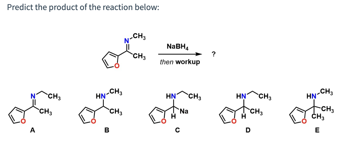 Predict the product of the reaction below: