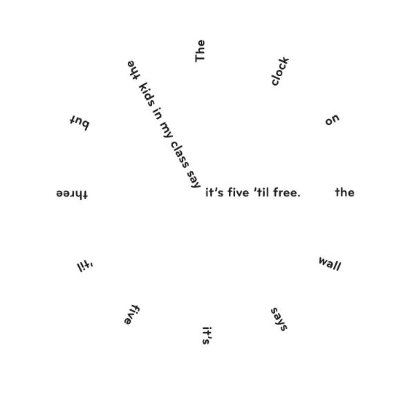 A poem whose shape or visual appearance contributed to its meaning.