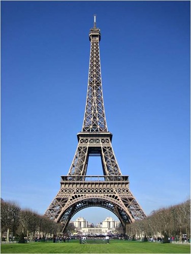 <p>Building</p><p>Eiffel tower</p><p>1889</p><p>1,063 feet (324 meters) tall, including the antenna at the top. Without the antenna, it is 984 feet (300 m). It was the world&apos;s tallest structure until the Chrysler Building was built in New York in 1930. The tower was built to sway slightly in the wind, but the sun affects the tower more.</p>