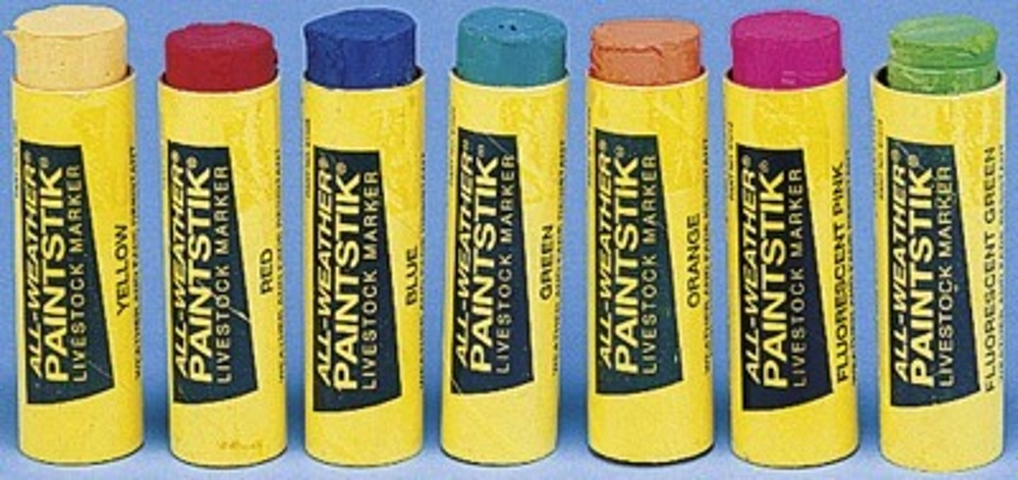 <p>To mark an animal temporarily.</p>