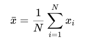 <p>best estimate of the true mean of a parent distribution is the sample mean</p>