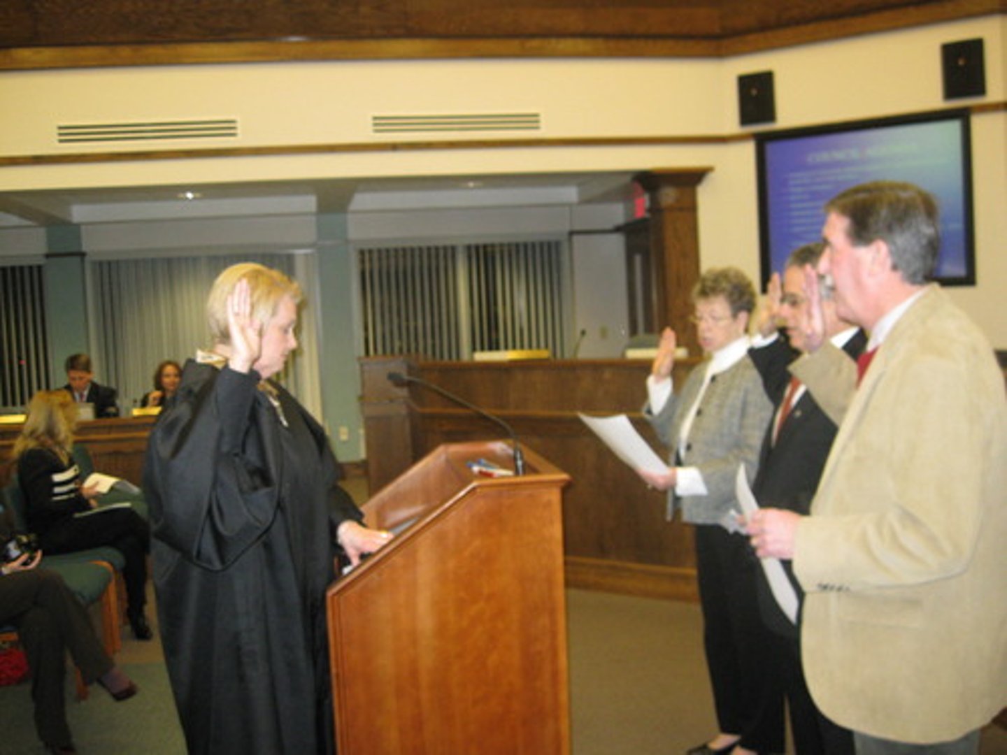 <p>To choose for an office or position.</p>