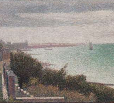 <ul data-type="taskList"><li data-checked="false" data-type="taskItem"><label><input type="checkbox"><span></span></label><div><p>Developed by <strong>George Seurat pointillism</strong> a technique of <strong><em><u>neo-impressionist painting using tiny dots of various pure colors which become blended in the viewer’s eye</u></em></strong></p></div></li><li data-checked="false" data-type="taskItem"><label><input type="checkbox"><span></span></label><div><p>The English Channel at Grandcamp - painting by Georges Seurat</p></div></li></ul>