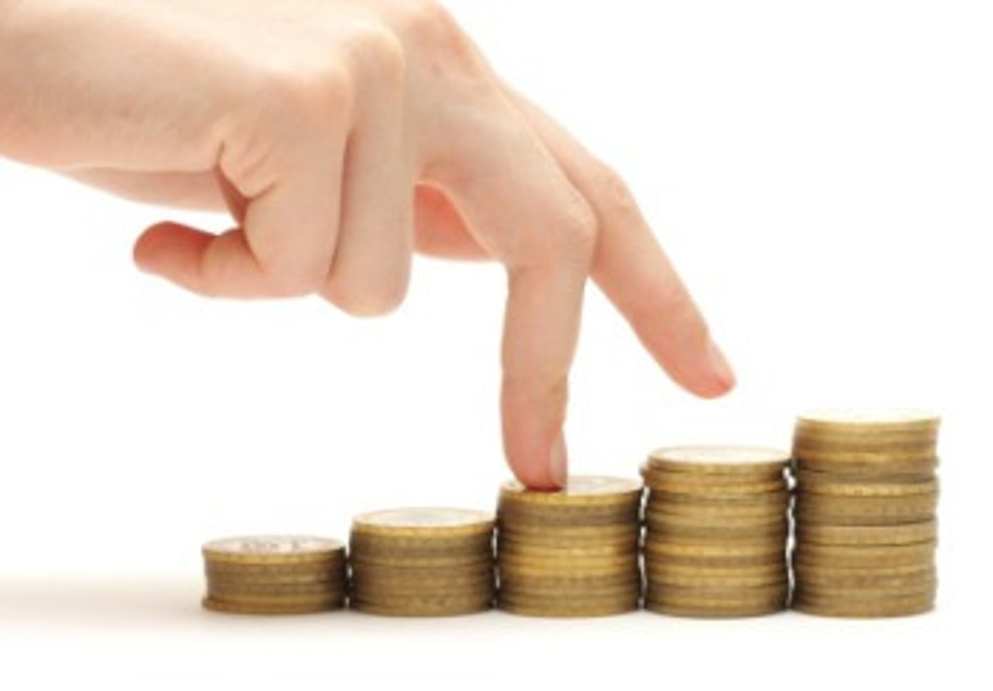 <p>a raise, an increase</p>