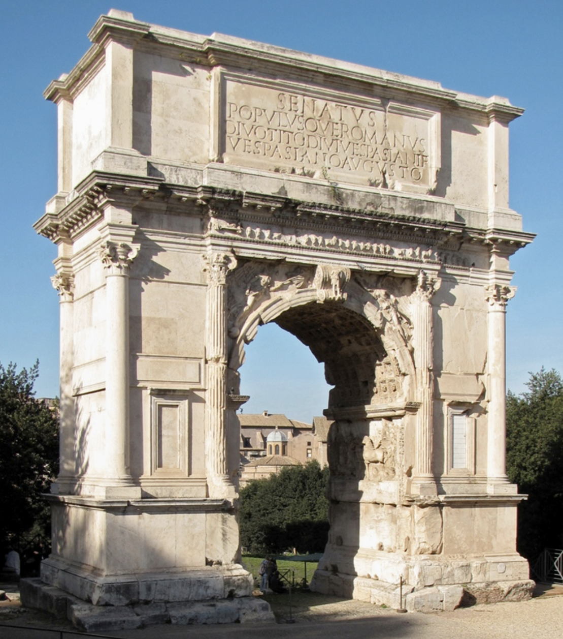 <p><span>What is the term for this kind of monument?</span></p><ul><li><p>Rotunda</p></li><li><p>Roman triumph</p></li><li><p>Basilica</p></li><li><p>Triumphal arch</p></li></ul><p></p>