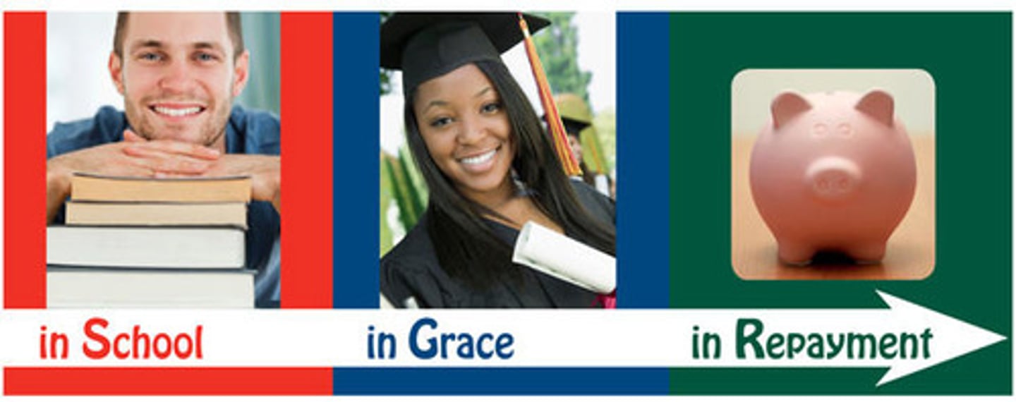 <p>the government pays the interest on the loan while you're in school.(eligible undergraduate students who demonstrate financial need)</p>