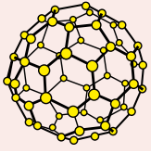 <ul><li><p><strong>Hollow spheres</strong> made of <strong>60 carbon atoms</strong></p></li><li><p><strong>Not </strong>a giant covalent structure - made of <strong>large covalent molecules</strong></p></li><li><p><strong>Soft</strong> - C₆₀ molecules only held by <strong>weak intermolecular forces</strong> so can<strong> slide</strong> over each other</p></li><li><p><strong>Poor electrical conductor</strong> - has <strong>1 delocalised electron</strong> but electrons can’t move <strong>between </strong>molecules</p></li></ul>