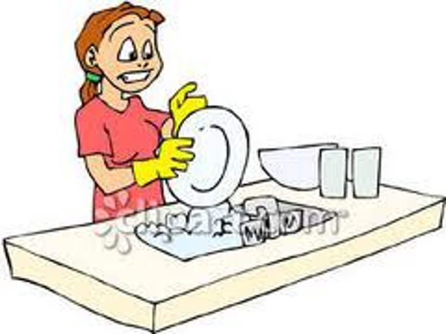 <p>dishwashing</p>