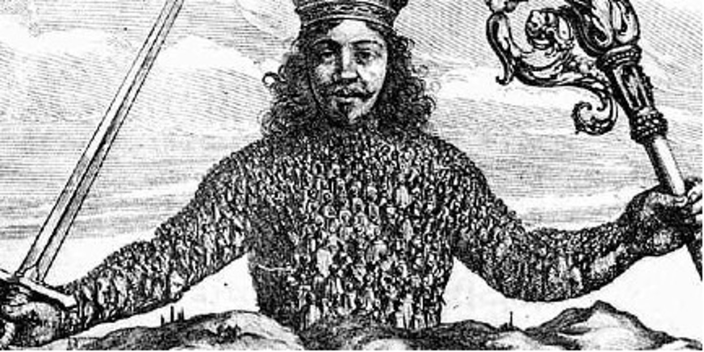 <p>Believes that humans were naturally selfish and wicked, and governments were needed to keep order and rulers needs absolute power to keep citizens under control.</p>