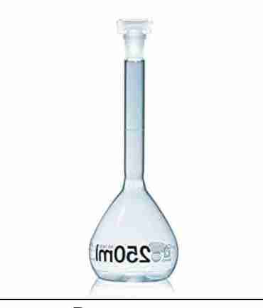 <p>Volumetric Flask (measuring flask or graduated flask)</p>