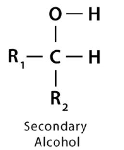 <p>an alcohol whose -OH group is bonded to a carbon directly bonded to 2 other methyl groups</p>