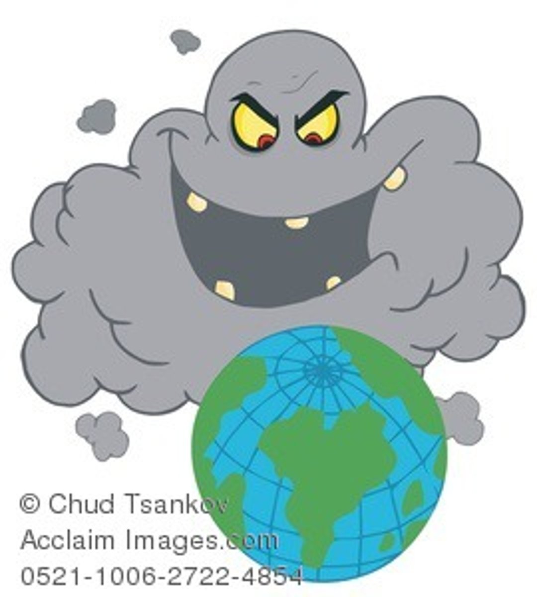 <p>to pollute</p>