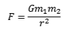 <p>Newton’s Law of gravitation states that the gravitational attraction between two objects is directly proportional to the mass of each object and is inversely proportional to their square of their distance apart.</p>