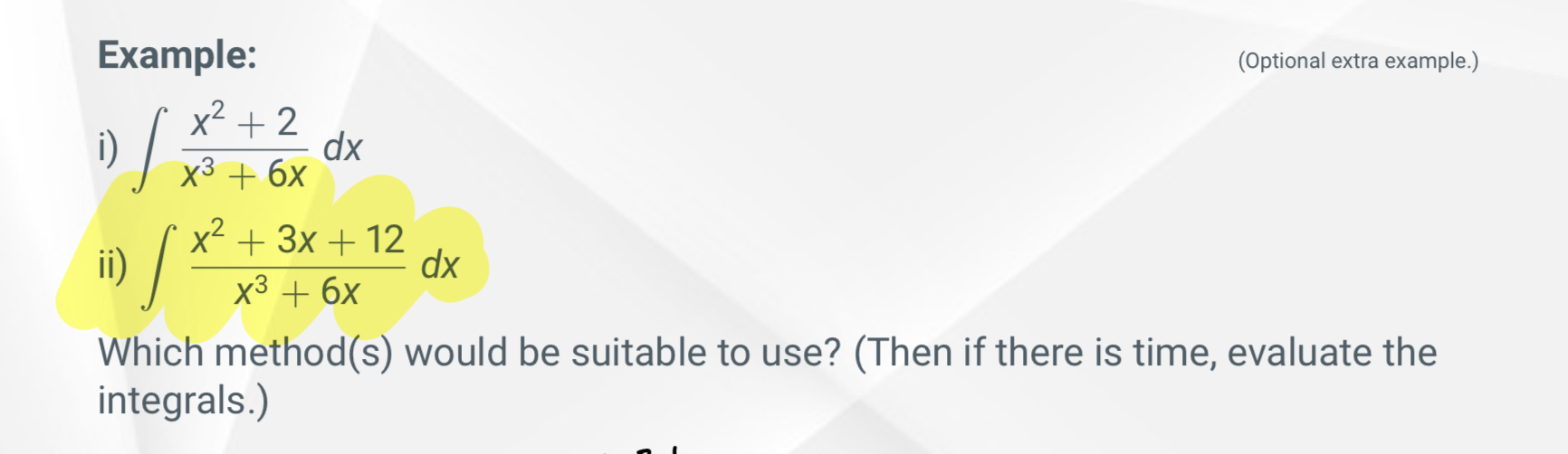 <p>Solve both problems.</p>