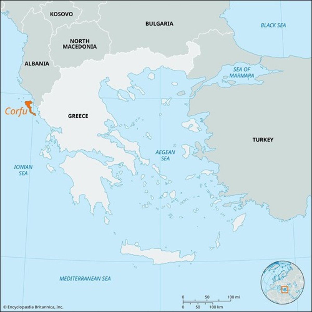 <p>1923 event where Italy invaded Greece.</p>