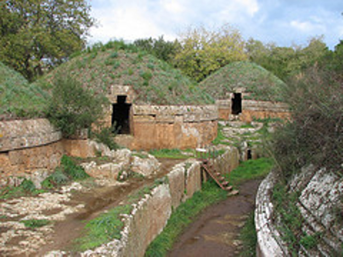 <p>A large ancient cemetery ("city of the dead")</p>