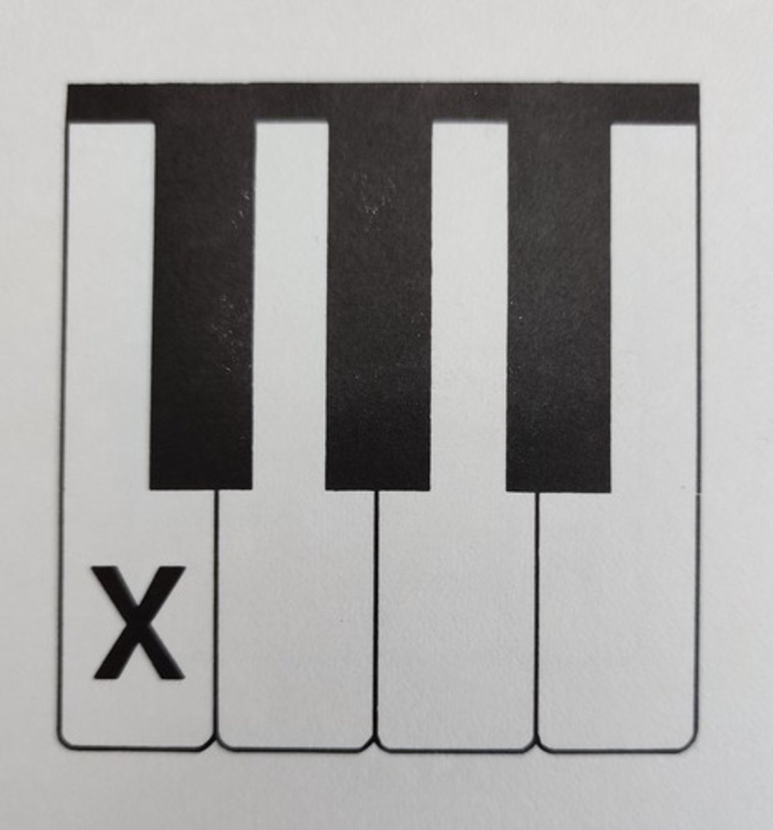 <p>The note marked with an "X" is an________</p>