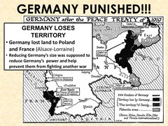 Treaty that ended WW I. It blamed Germany for WW I and handed down harsh punishment.