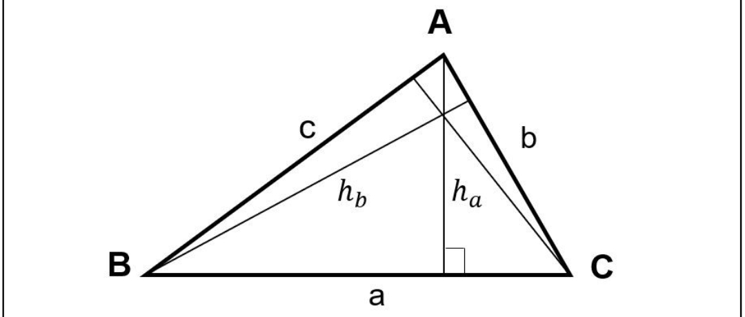 <p>½ abSinC= ½ bcSinA= ½ acSinB</p>