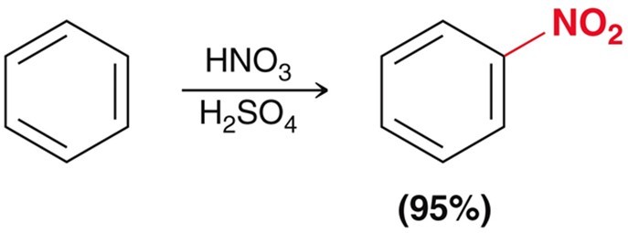 <p>Using HNO<sub>3</sub> and H<sub>2</sub>SO<sub>4</sub> as the acid catalyst. </p>