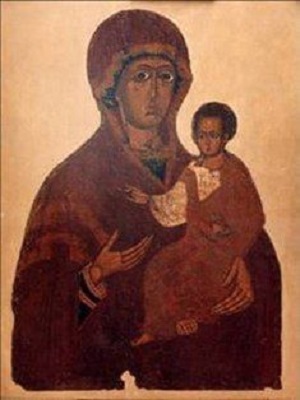 <p>Дорогобузька ікона Богородиці (остання третина ХІІІ ст.)</p>